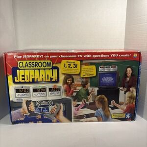 Educational Insights Classroom Jeopardy School Classroom Game Complete Trivia